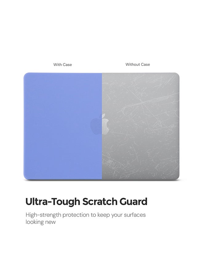 O Ozone - Matte Case Compatible with MacBook Pro 16 (A2485)M1 (A2780)M2 (A2991)M3 (A3403,A3186)M4 2021-2024 Case+Keyboard Cover+Protector,Serenity Blue - Image 1