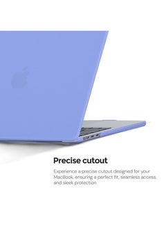 O Ozone Matte Case Compatible with MacBook Pro 16 (A2485)M1 (A2780)M2 (A2991)M3 (A3403,A3186)M4 2021-2024 Case+Keyboard Cover+Protector,Serenity Blue  - Image 4