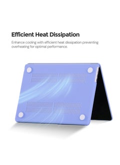 O Ozone Matte Case Compatible with MacBook Pro 16 (A2485)M1 (A2780)M2 (A2991)M3 (A3403,A3186)M4 2021-2024 Case+Keyboard Cover+Protector,Serenity Blue  - Image 3