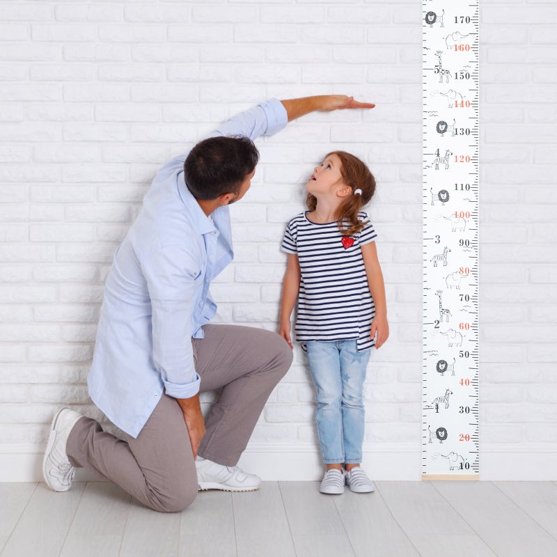 Toddler Height Wall Chart, Portable Canvas Growth Tracker for Kids Room Decor - Image 3