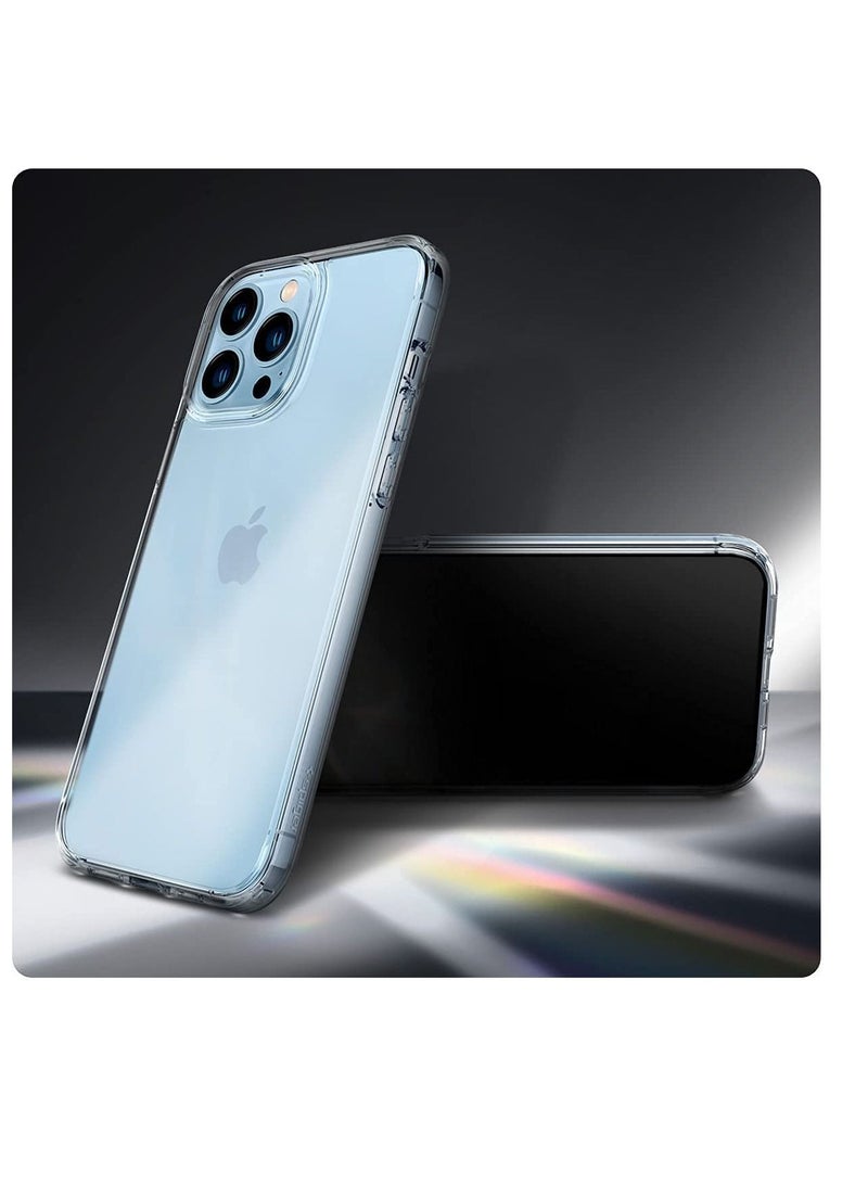 سبايجن Spigen Ultra Hybrid [Anti-Yellowing Technology] Designed for iPhone 13 Pro Max Case (2021) - Crystal Clear - Image 2