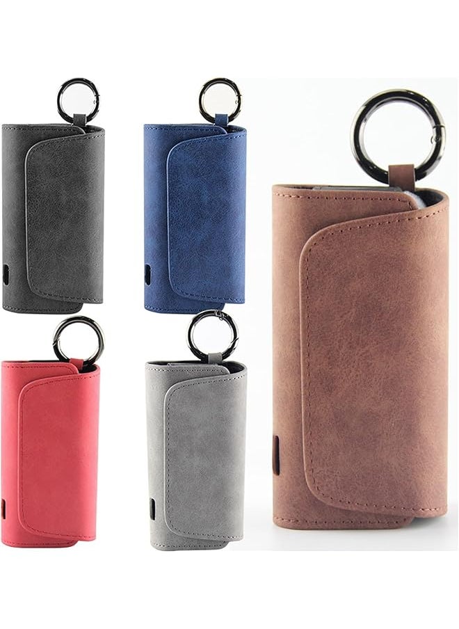 erorex - Electronic Case And Carrying Pouch For Iqs 3.0 Duo Pu Leather Case Protective Pouch Handbag Wallets And Lanyards For On The Go Protection Navy Blue - Image 1