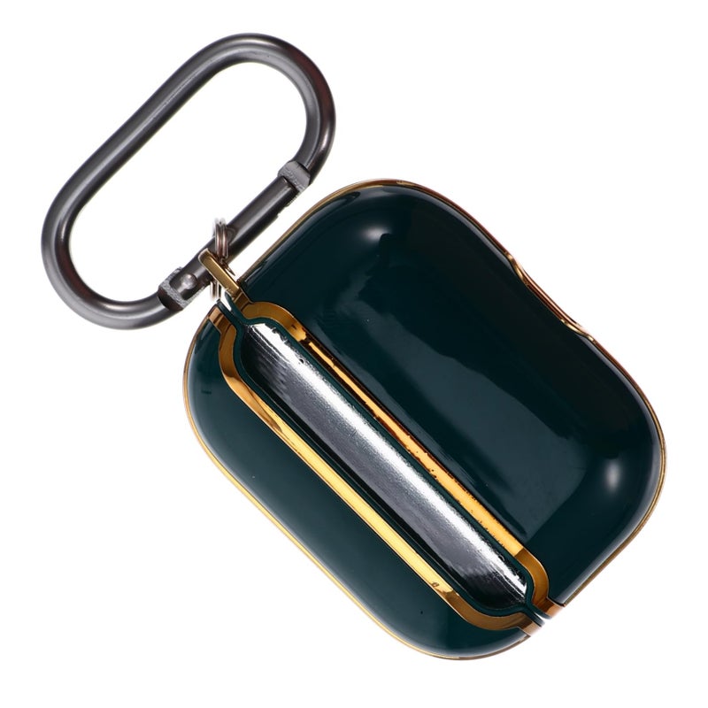 Dual Protective Headset Case with Carabiner Clip for Travel Portable Earphones Black - Image 2