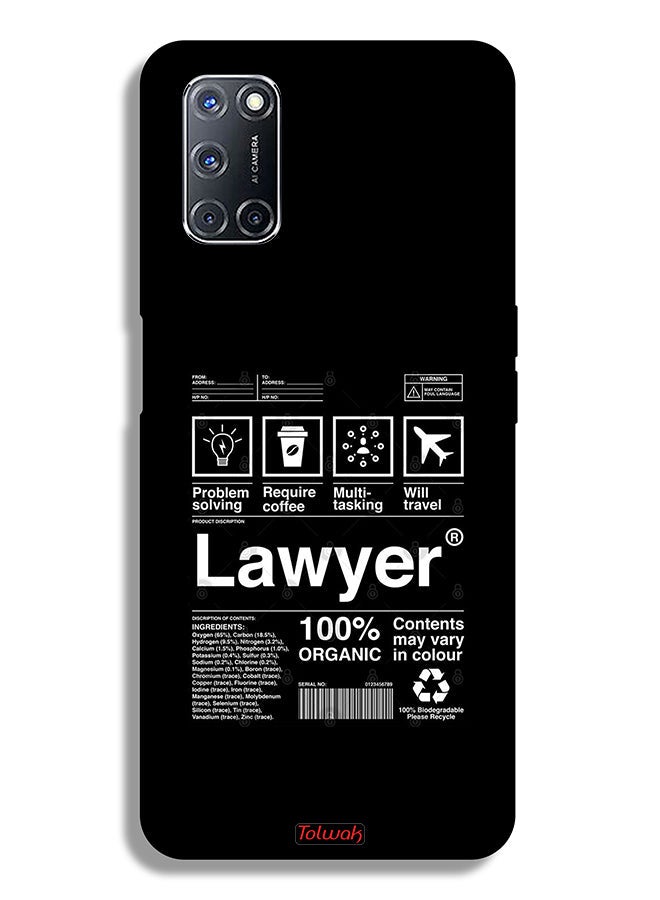Tolwak Oppo A92 Protective Case Cover Lawyer Sticker - Image 1