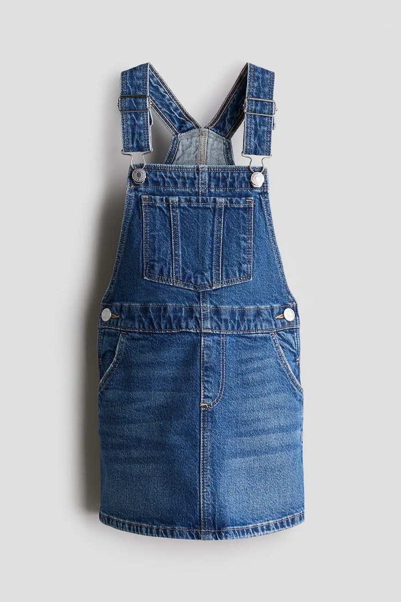 H&M Denim dungaree dress