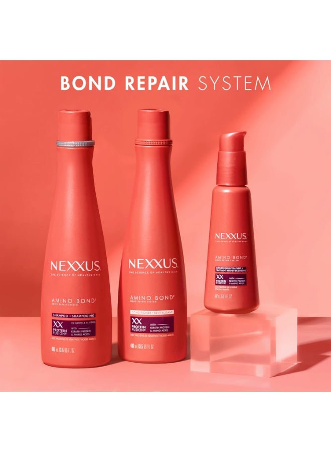Nexxus Bond Repair Shampoo, Conditioner & Intense Rebond Treatment Bundle Amino Bond 3 Pack for All Types of Damaged Hair, with Keratin Protein and Amino Acids - Image 5