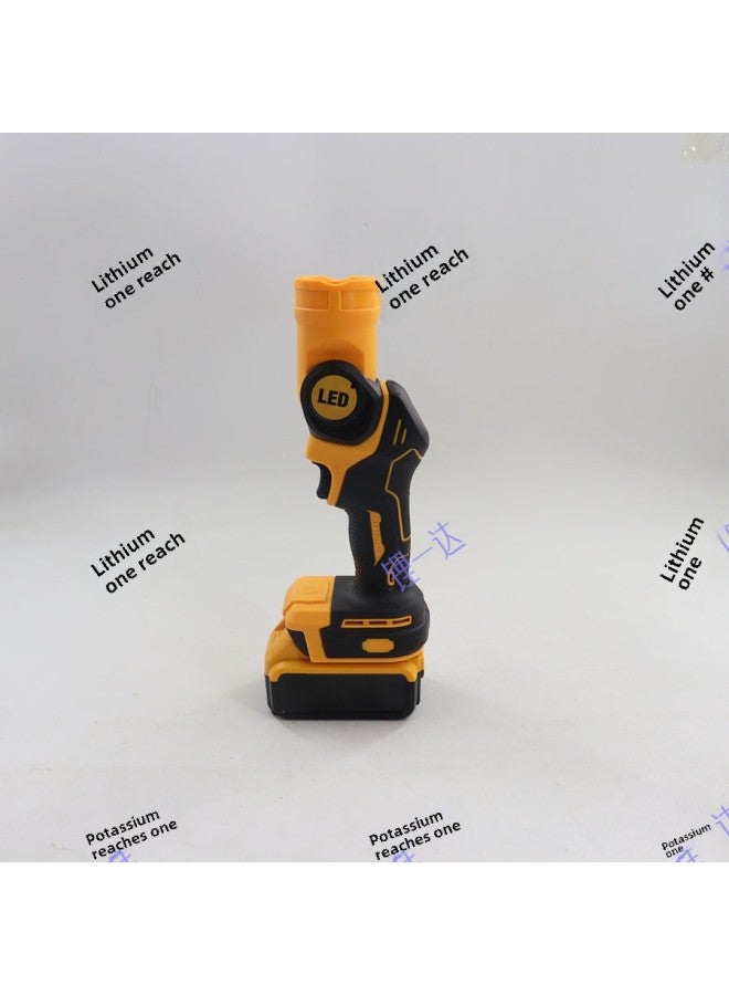 مصباح صيد ليلي خارجي قابل للطي يعمل ببطارية ليثيوم ومصباح منجم عالي الطاقة ومصباح إضاءة LED قابل لإعادة الشحن ومصباح يدوي للطوارئ - مواصفات المنتج: مصباح يدوي LED صغير الرأس dewei foot بطارية واحدة - Image 4