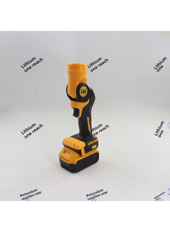 مصباح صيد ليلي خارجي قابل للطي يعمل ببطارية ليثيوم ومصباح منجم عالي الطاقة ومصباح إضاءة LED قابل لإعادة الشحن ومصباح يدوي للطوارئ - مواصفات المنتج: مصباح يدوي LED صغير الرأس dewei foot بطارية واحدة - Image 3