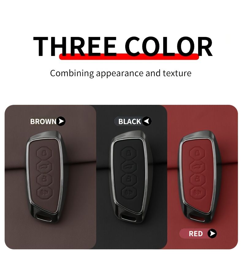 Red Car Key Case With Hand Rope For Haval Models Including Hover XY H6 Dargo M6 H9 H6S F7 F7X Jolion X DOG H2 H3 H5 H7 H8 M4 F7H H2S New Generation H6 Cool Dog Active Dog Big Dog Raptor Xiaolong H5 Car Accessories Protective Shell - Image 5