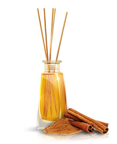 Aromatika Reed Diffuser Cinnamon 3.4 Fl Oz(100ml) - Room Diffuser with Cinnamon Essential Oil - Home Fragrance - Aromatherapy Air Freshener - Oil Diffuser - Scented Diffuser - Cinnamon Aroma - Image 4
