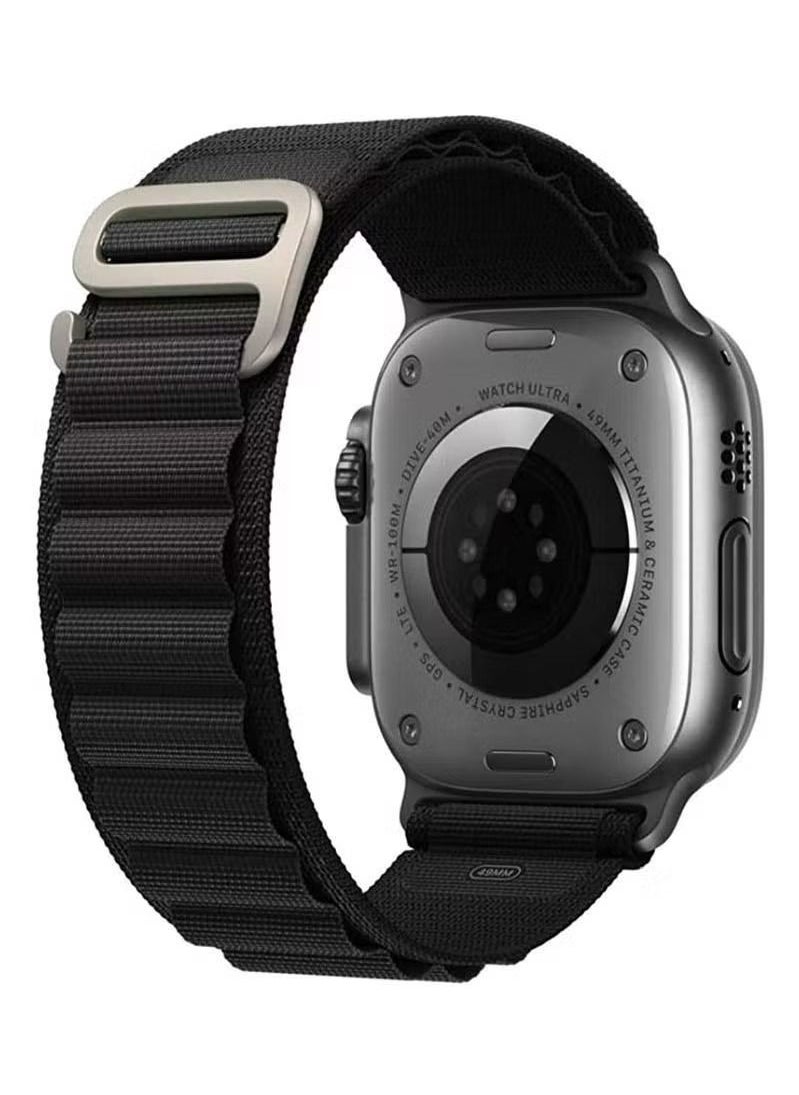 Zaboon - Compatible with apple Watch Ultra Nylon Braided Alpine Loop Bands, for Apple Watch 49mm 42mm 44mm 45mm, Adjustable Rugged Sports Straps with Men Wristbands for apple Watch - Image 1