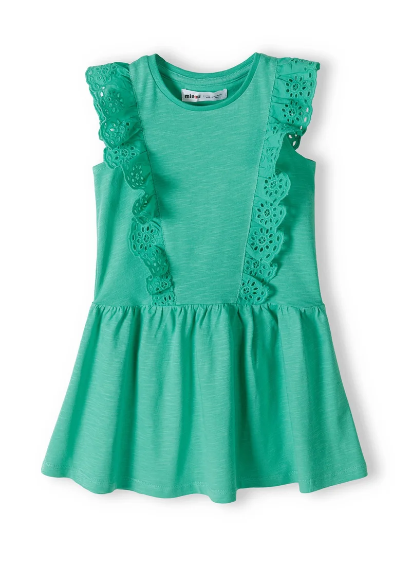 MINOTI Kids Girls Broderie Frill Dress