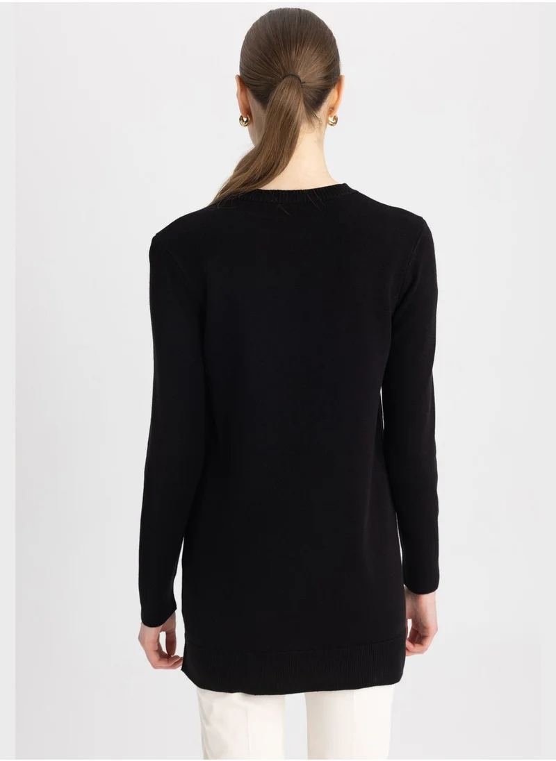 DeFacto Regular Fit Crew Neck Tunic