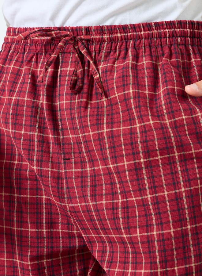 ستايلي طقم بيجاما قطنية بطبعة مربعات - Image 3