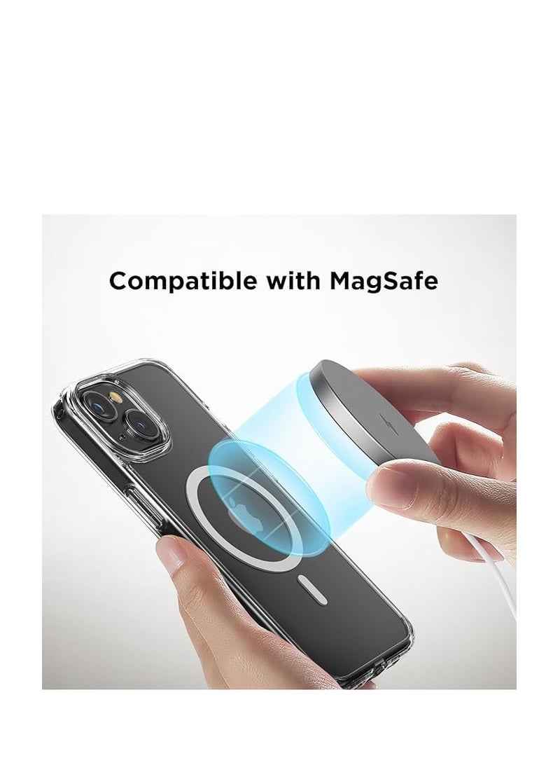 general For Iphone 15 Plus Case, Magsafe Phone Case Supports Magnetic Wireless Charging, Shockproof Military-Grade Protection, Scratch-Resistant Back,Classic Hybrid Cover for Iphone 15 Plus Clear - Image 2