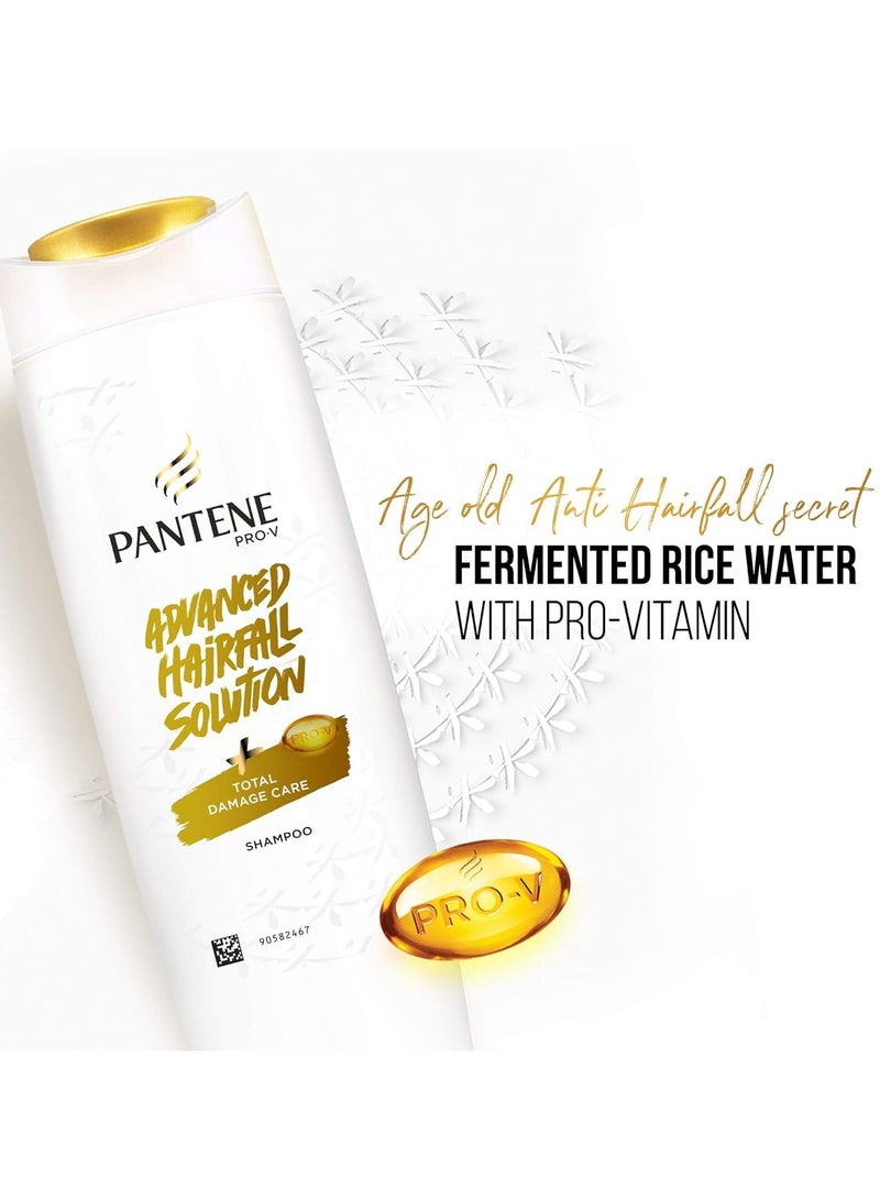 Pantene Advanced Hairfall Solution, Anti-Hairfall Total Damage Care Shampoo for Women, 180ML - Image 2