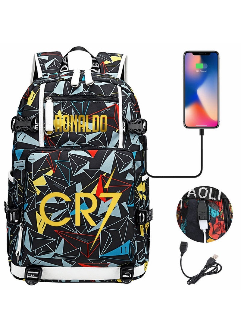 CR7 New Printed Backpack 