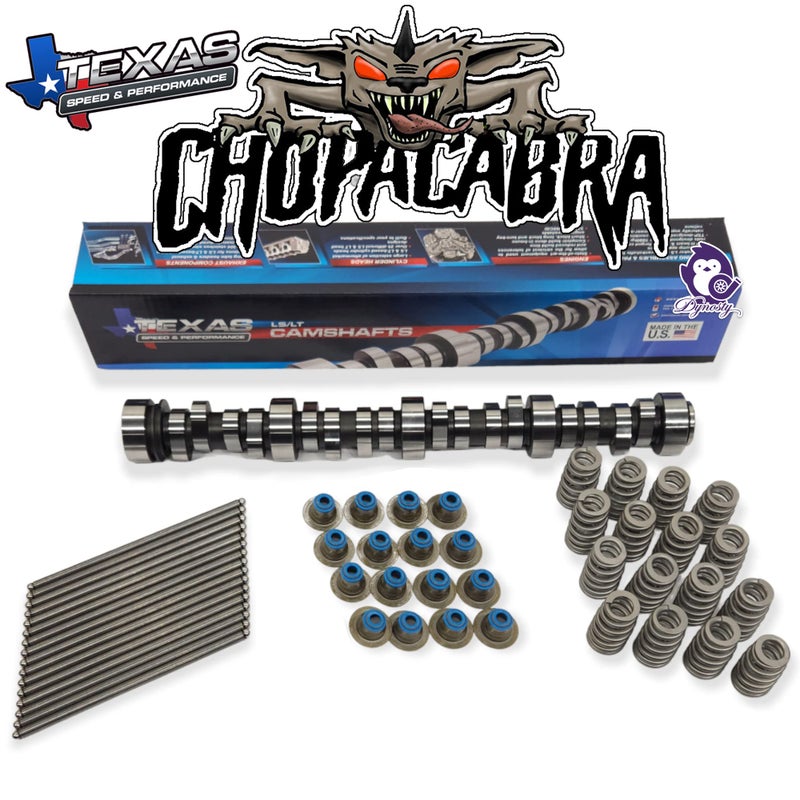 Texas Speed TSP Chopacabra Cam Kit with Springs Seals Pushrods LS Truck Camshaft 48 53 60 62 Vortec 19992013