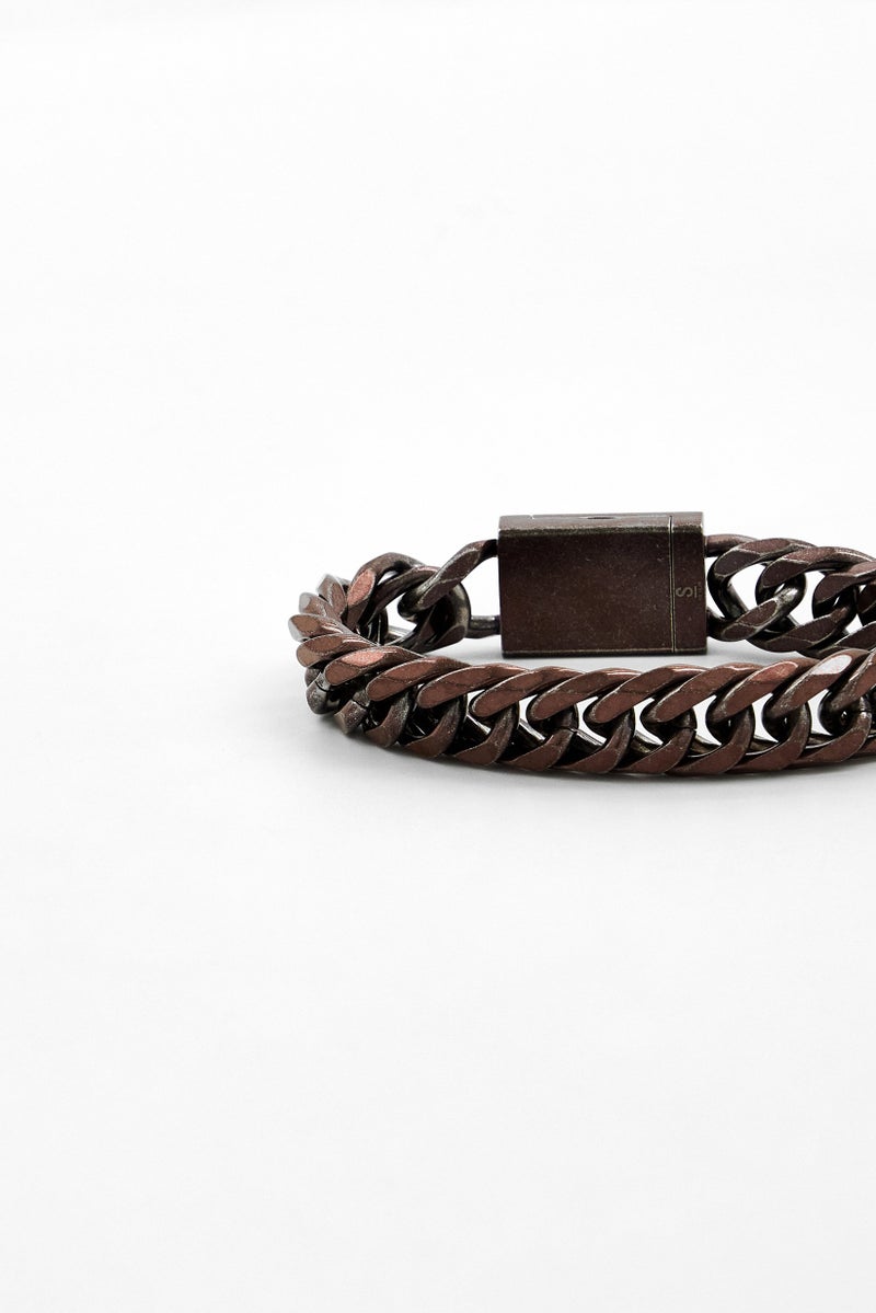 POLICE Men Ion Plated Steel Proof Bracelet, Bronze  - Image 4