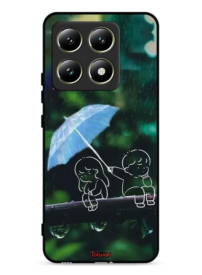 Tolwak Xiaomi 14T 5G Protective Case Cover Couple Abstract Art - Image 1