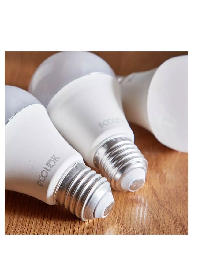 ECOLINK 5 Piece LED Light Bulb,8W,E27 Base,6500K 1CT/12 Cool Day Light  - Image 5