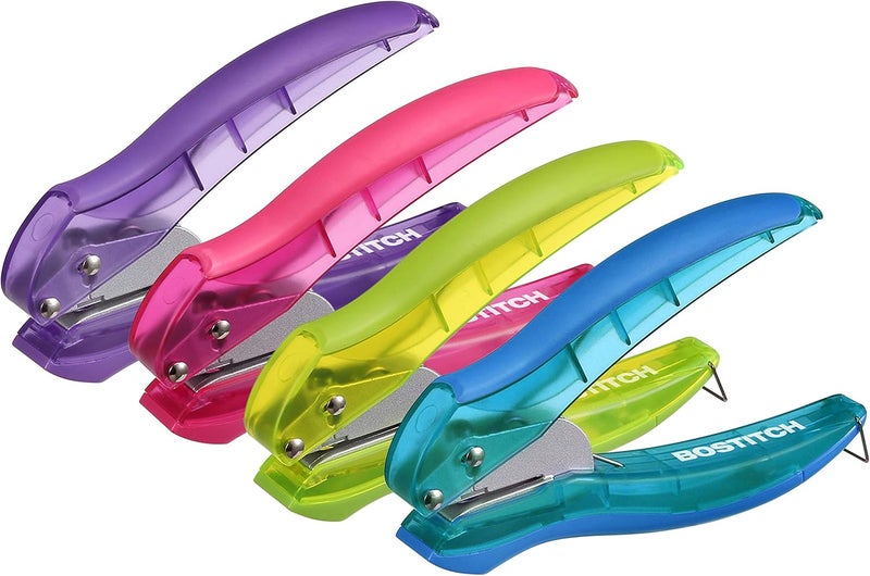 PaperPro Bostitch Office inLIGHT Reduced Effort One-Hole Punch, One Unit per Package, Assorted Colors, No Color Choice (241) - Image 1