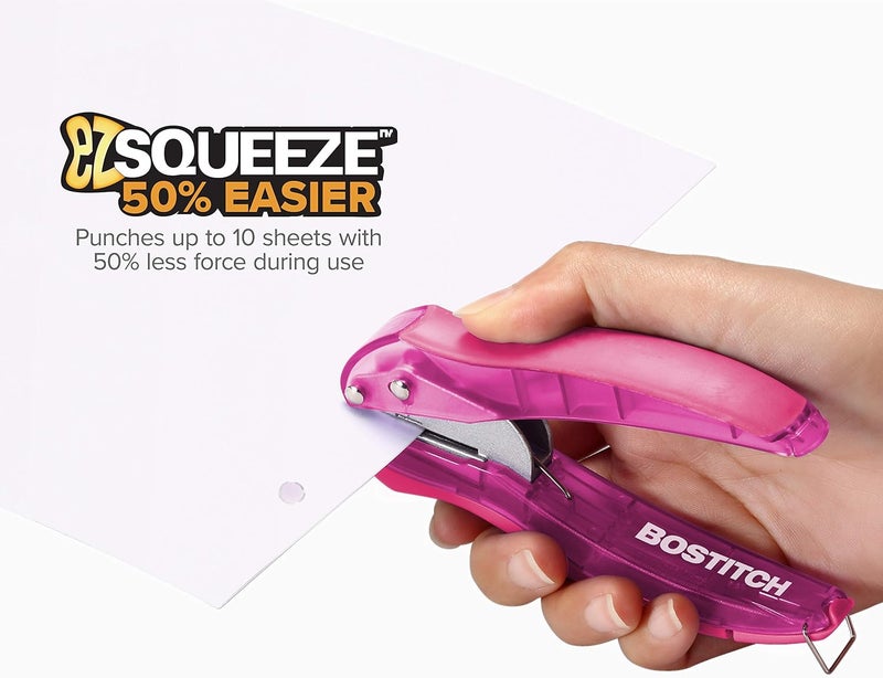 PaperPro Bostitch Office inLIGHT Reduced Effort One-Hole Punch, One Unit per Package, Assorted Colors, No Color Choice (241) - Image 2