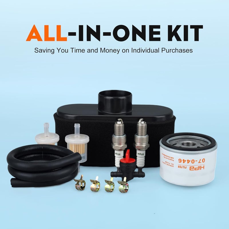 Hipa FR691V Tune Up Kit Compatible with Kawasaki FR730V FR651V FS481V FS541V FS600V FS651V FS691V FS730V 4-Stroke Engine Lawn Mower 11013-0752 Air Filter 49065-7007 Oil Filter - Image 3