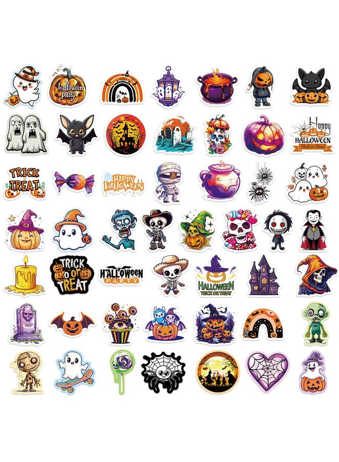 الأزرق جي دبليو 100 ملصق عطلة مميزة هالوين اليقطين شبح مومياء الديكور ملصقات مقاومة للماء تباع بشكل جيد - Image 5