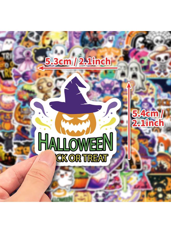 الأزرق جي دبليو 100 ملصق عطلة مميزة هالوين اليقطين شبح مومياء الديكور ملصقات مقاومة للماء تباع بشكل جيد - Image 3