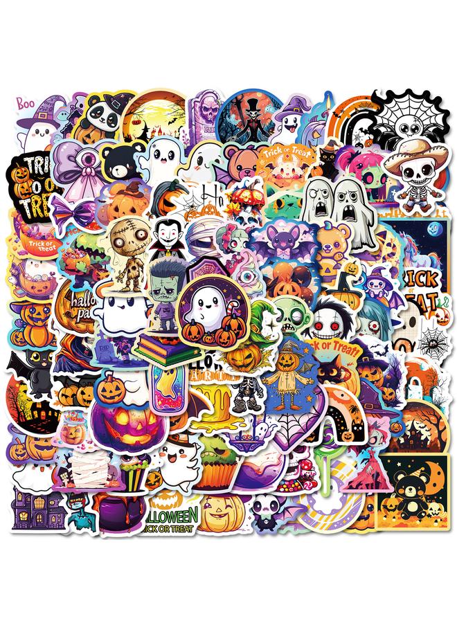 الأزرق جي دبليو 100 ملصق عطلة مميزة هالوين اليقطين شبح مومياء الديكور ملصقات مقاومة للماء تباع بشكل جيد - Image 2