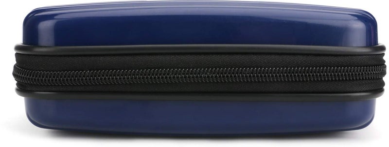 QIPS Hard Case PC Hard Shell Jumbo Multi-Purpose case for Executive Fountain Pen, Apple Pencil, Stylus Touch Pen, Blue - Image 4