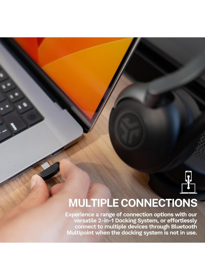 JLab Epic Work Wireless Headset with Microphone - Image 2