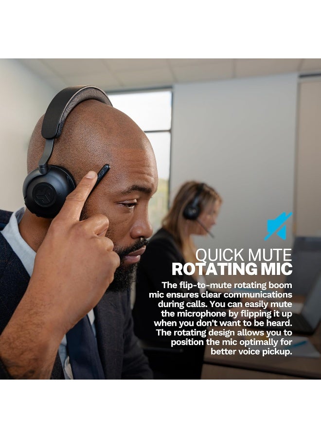 JLab Epic Work Wireless Headset with Microphone - Image 3