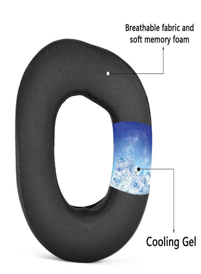 defean استبدال وسادة الأذن Stealth 700 Gen2 مع جل التبريد غطاء وسادة الأذن متوافق مع سماعة الألعاب اللاسلكية Turtle Beach Stealth 700 Gen 2 / Stealth 700 Gen 2 MAX - Image 3