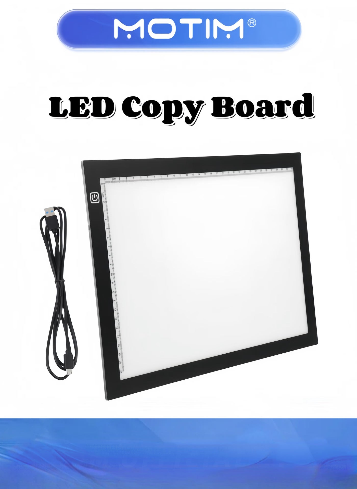 A4 LED Copy Board Light Tracing Box Portable USB Power Drawing Pad Tracing Copy Board with 3 Adjustable Brightness for Tattoo Drawing & Streaming & Sketching & Animation & Stenciling