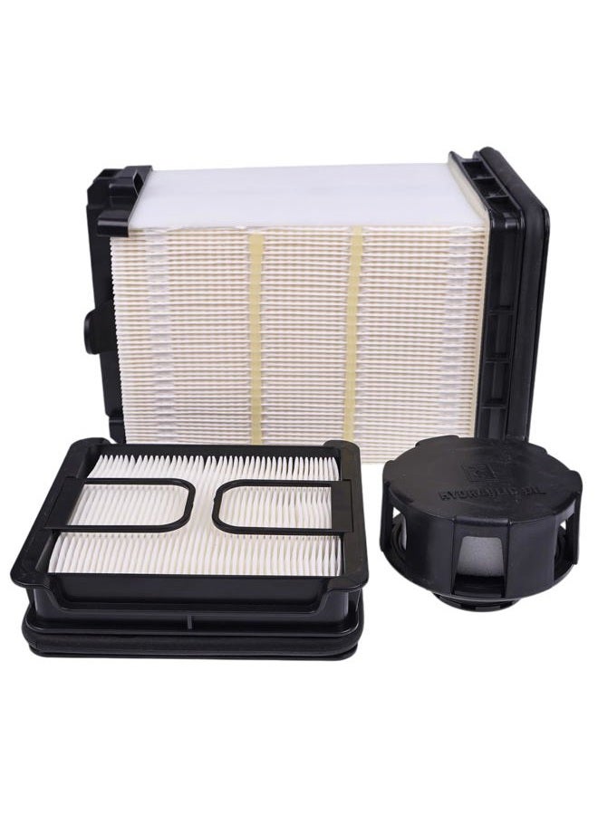 LSSOCH New Outer & Inner Air Filter + Hydraulic Oil Vent Cap 7221934 7286322 6727475 Compatible With Bobcat S450 S510 S530 S550 S570 S590 S595 S630 S650 T450 T550 T590 T595 T630 T650 T870 - Image 3