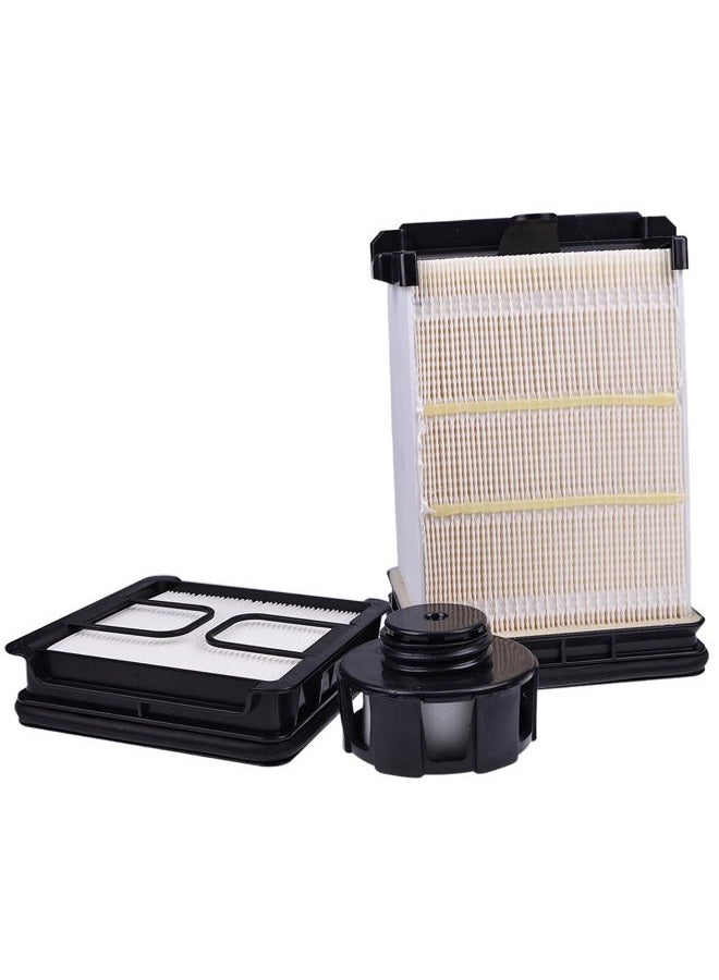 LSSOCH New Outer & Inner Air Filter + Hydraulic Oil Vent Cap 7221934 7286322 6727475 Compatible With Bobcat S450 S510 S530 S550 S570 S590 S595 S630 S650 T450 T550 T590 T595 T630 T650 T870 - Image 4