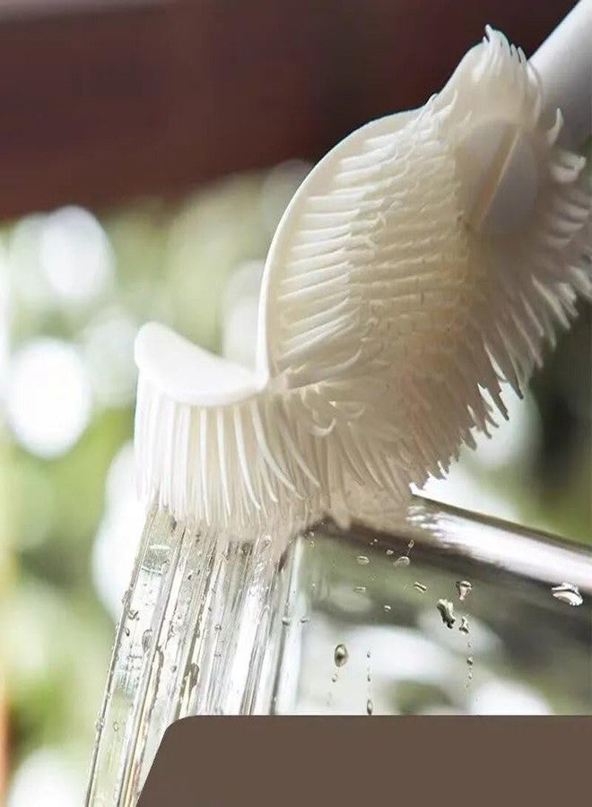 kunya Bottle Cleaning Brush Silicone Long Handle 360° Rotation and Flexible, Water Bottle, Containers, Vase Milk Bottle for Kids Cleaner for Kitchen Tools Item Products Gadgets - Image 3