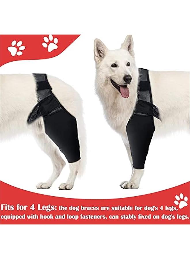 Generic Elbow Protector,Dog Elbow Brace Protector Pads, Dog Elbow Protector Pads, Relieve Arthritis Reducing Pain Dog Shoulder Brace, Pet Supplies, for Dysplasia, Osteoarthritis, Elbow Calluses(S-black)  - Image 2