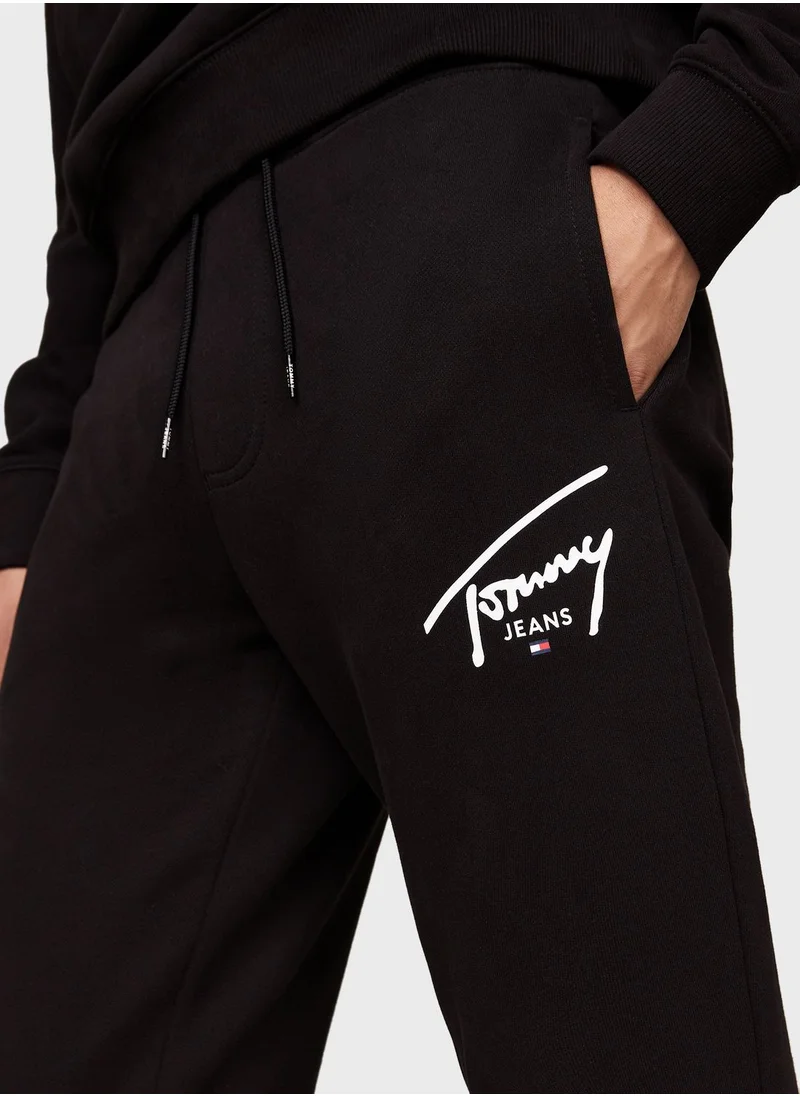 TOMMY JEANS Graphic Slim Fit Sweatpants
