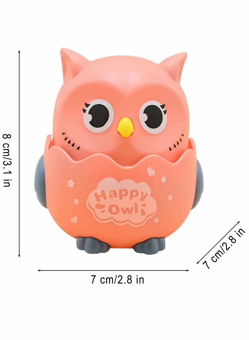 KASTWAVE Toy Cars, Press and Go Toy Car, Owl Toy, Baby Car Toys, for 1 2 3-Year-Old Boys Birthday Gift Toy Animal Car - Image 3