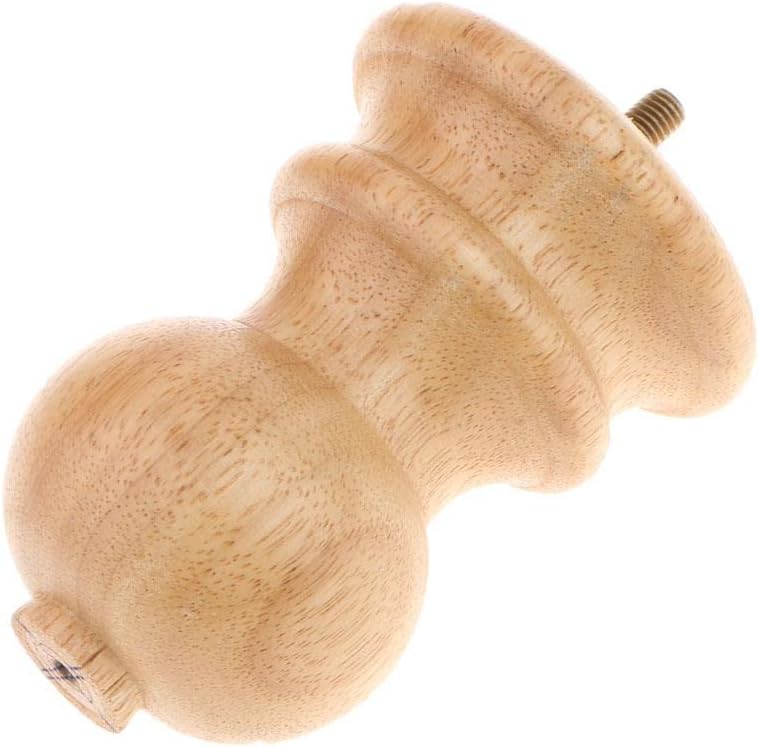 klarako Solid Wooden Furniture Replacement Legs/Feet, Sofa/Couch/Lounge/Chair/Bed/Table Legs, 6 Styles Available  2# Raw - Image 1