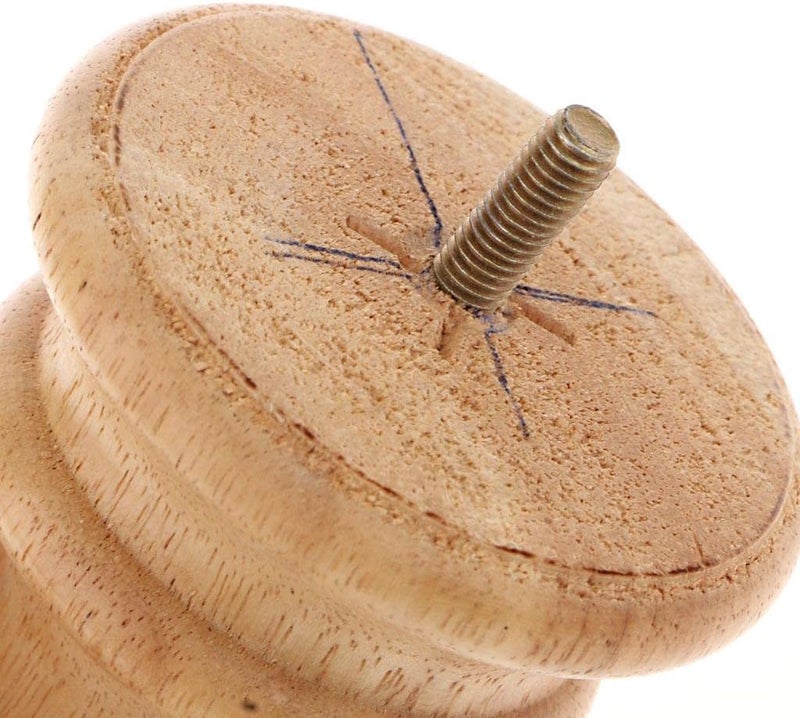 klarako Solid Wooden Furniture Replacement Legs/Feet, Sofa/Couch/Lounge/Chair/Bed/Table Legs, 6 Styles Available  2# Raw - Image 2