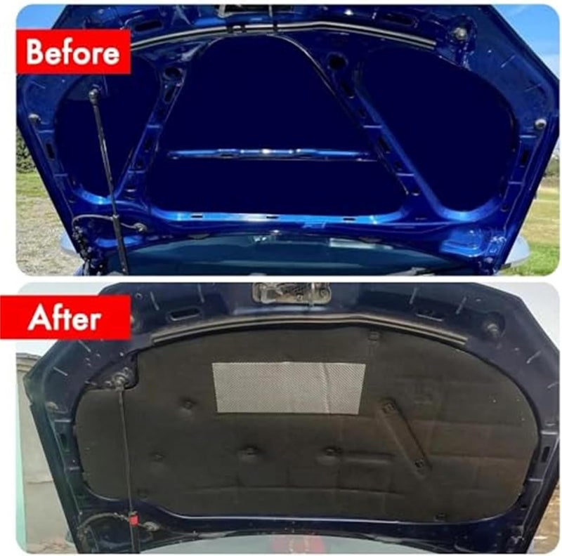 QASULER Car Engine Hood Heat Insulation Cover - Image 3