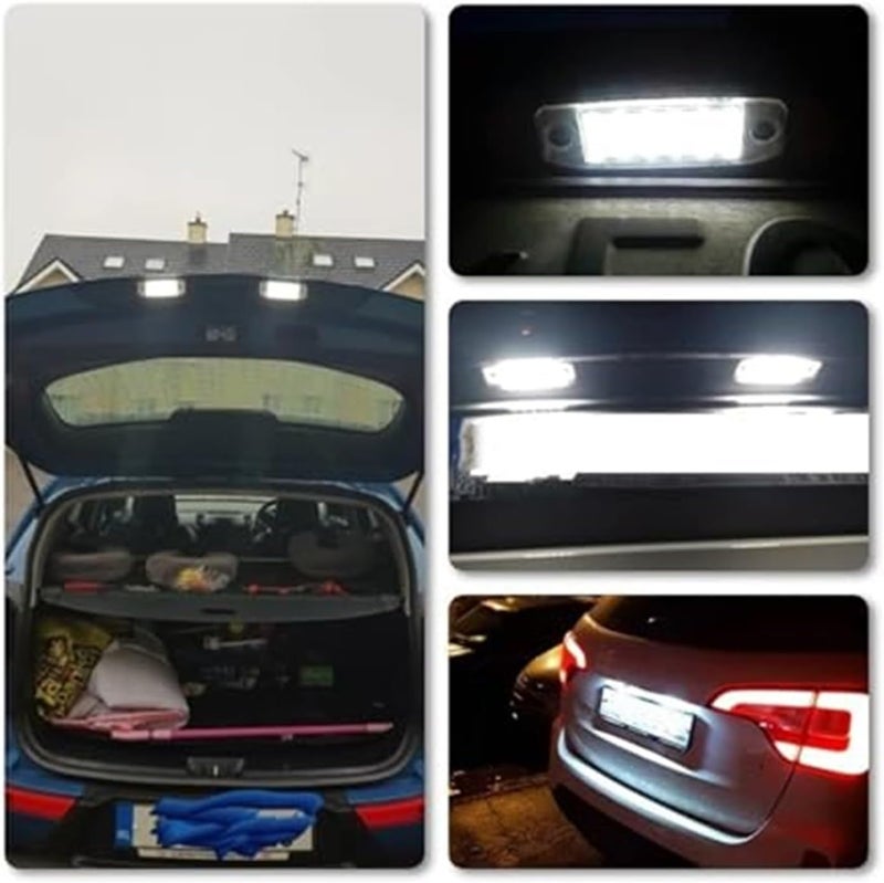 Wivplex Error Free Full White License Plate Lights for Hyundai Veracruz - Image 4