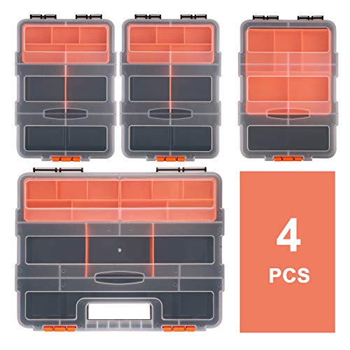 Makitoyo MP009 Hardware & Parts Organizers Versatile and Durable Storage Toolbox, 4PCS Set - Image 2