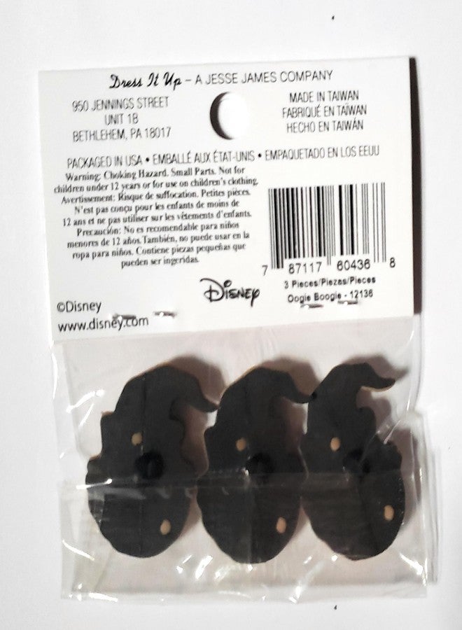 Dress It Up Disney Oogie Boogie Buttons by Dress it Up Buttons and Embellishments - 3 Piece - Nightmare Before Christmas - Image 3