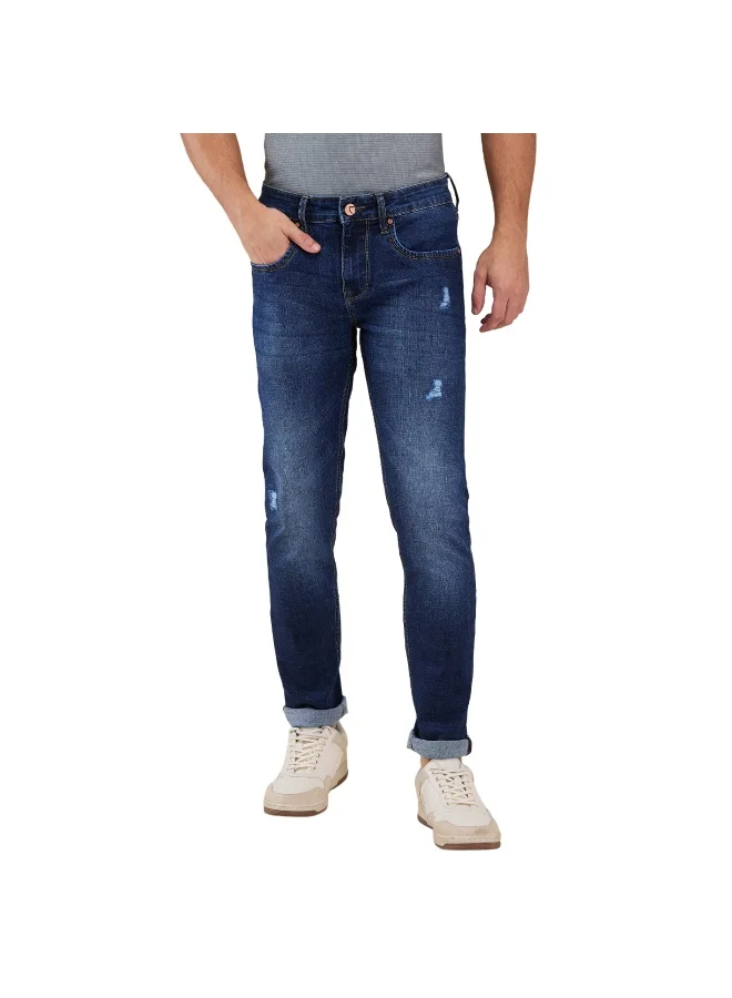 بيينغ هيومان Mens Mid Tone Slim Fit Denims