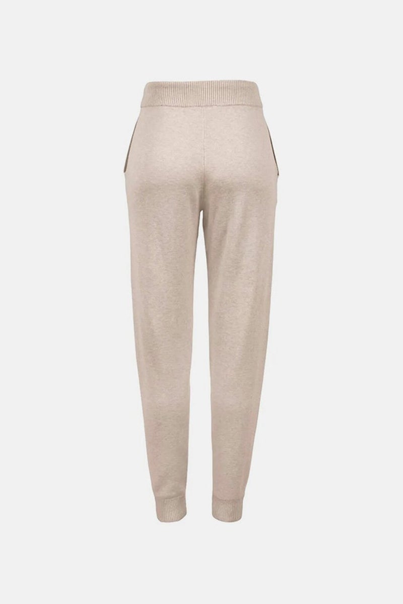 Tchibo Women Knit Sweatpants, Cream  - Image 3
